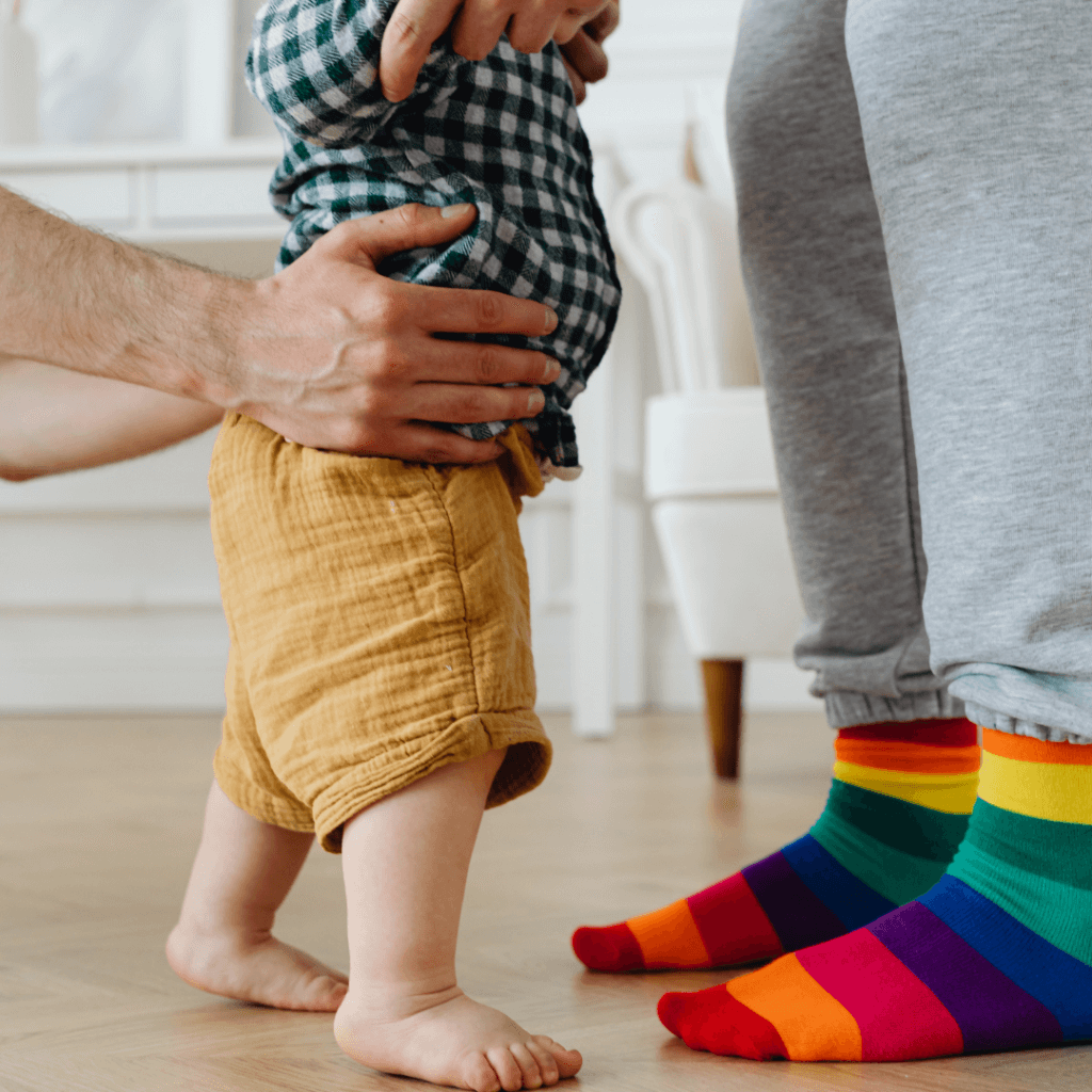 l'acquisition de la marche et les vêtements